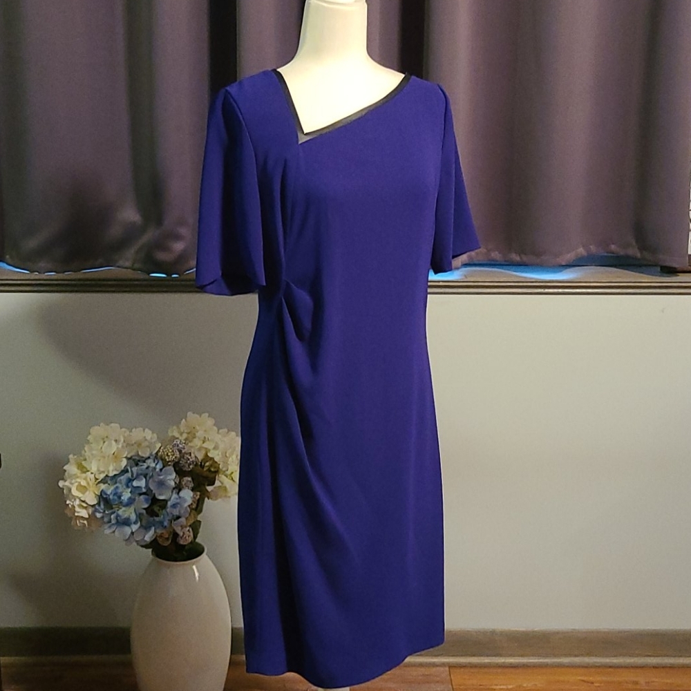 Elie Tahari purple dress